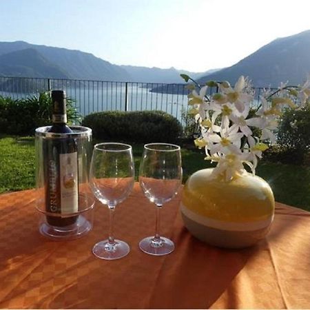 Vista Paradiso I - Garten Ferienwohnung Perledo Exteriör bild