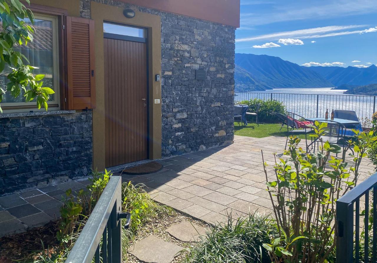 Vista Paradiso I - Garten Ferienwohnung Perledo Exteriör bild